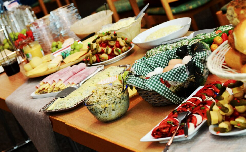 Eat party breakfast buffet
