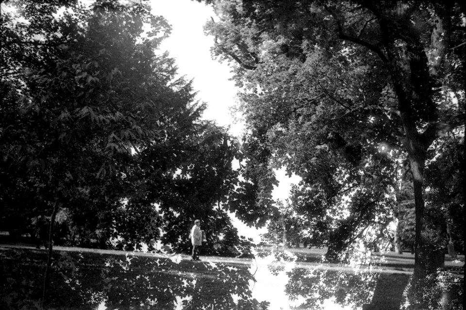 Smena 8M - Middle Aged Person in the Sky with Diamonds (double exposure)