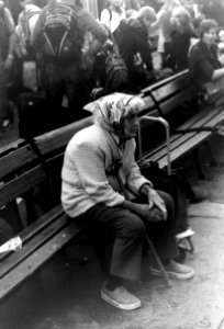 Old Woman on the Bench (remastered)