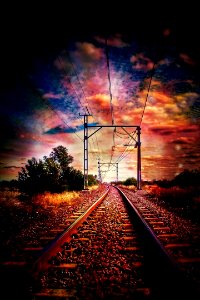 The Single Karoo Train Track