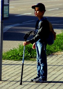 Boy on the Bus Stop 3