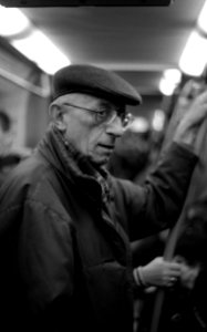 Praktica BC1 - Interesting Man in the Tram photo