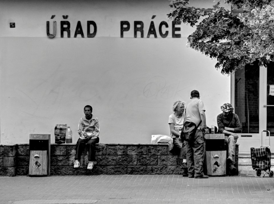 Unemployed People in front of the Labour Office 2