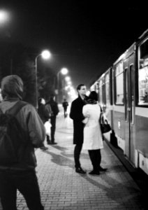 Praktica BC1 - Tram Stop Romance 2 photo