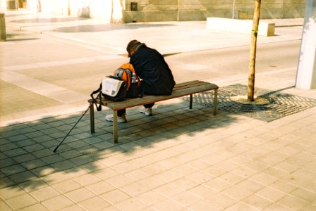 On the Bench (redscale film)