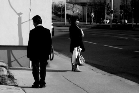 Sony Alpha A230 with Helios-44-2 - Silent Bus Stop Scene