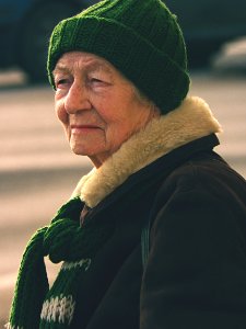 Old Lady in Green Hat 2