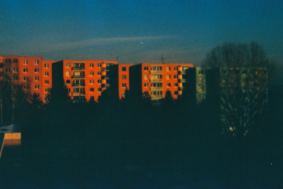 Canon Rebel XS + Pinhole Lens Body Cap - Housing Estate Bohunice 1