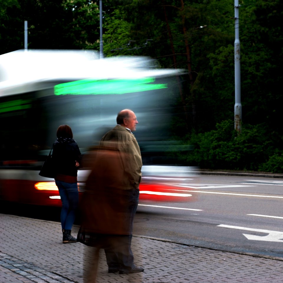 Sony Alpha A230 with Helios-44-2 - Bus Arrival