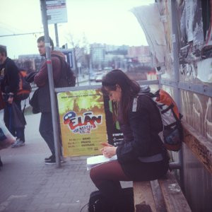 Lubitel 2 - Bus Stop in front of Bohunice Hospital 3