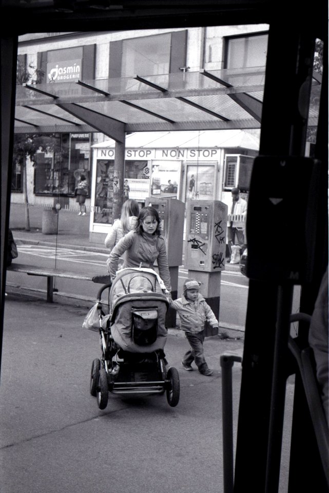 Kiev 4 - Mother Catching the Tram