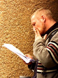 Smoking Reader (or Reading Smoker?) photo