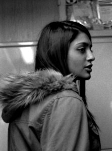 Praktica BC1 - One of the Most Beautiful Women I've ever seen (Taken in the tram) - Detail