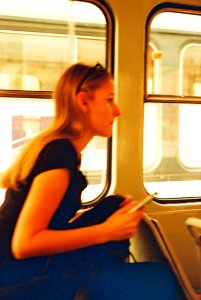 Praktica MTL 5 +  Helios 44-2 2/58 - Woman in Golden Light