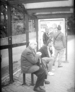 Chaika - People at Bus Stop