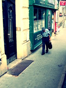 Old Man on the Street