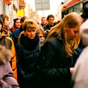 Canon Rebel XS - In the Crowd (square format)