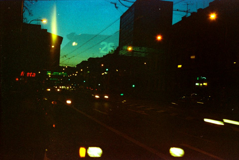 Smena 8M - Incoming Trolley-Bus (multiple exposure)