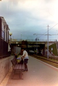 Kiev 4 - People at Tram Stop