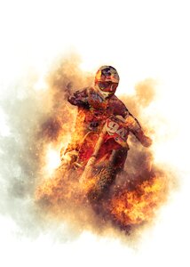 Motorcycle dirt extreme