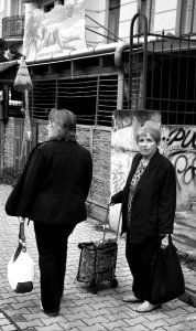 Smena Symbol - Ladies at Bus Stop photo