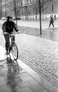 Praktica BC1 - Cyclist photo