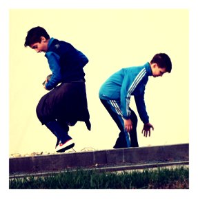 Boys Playing Cavemen? 09