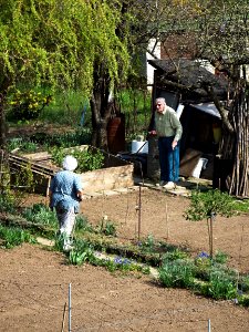 Gardening Fans Chatting photo