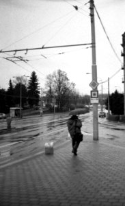 Praktica BC1 - People with Umbrellas 2
