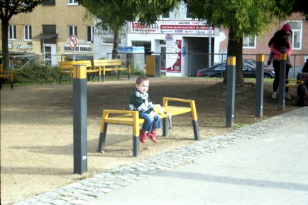 Praktica BC1 - New Scan - Child on the Bench