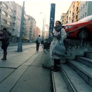 Flexaret 3a - Woman with Big Bag