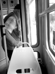 Sonim 08 - Old Man Leaving the Tram