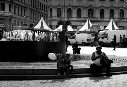 Praktica MTL5 with Helios-44M-4 - At the Fountain