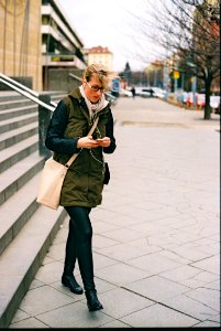 Canon Rebel XS - Student Leaving a Library