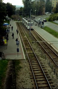 Kiev 4 - New Scan - Tram Stop from Above