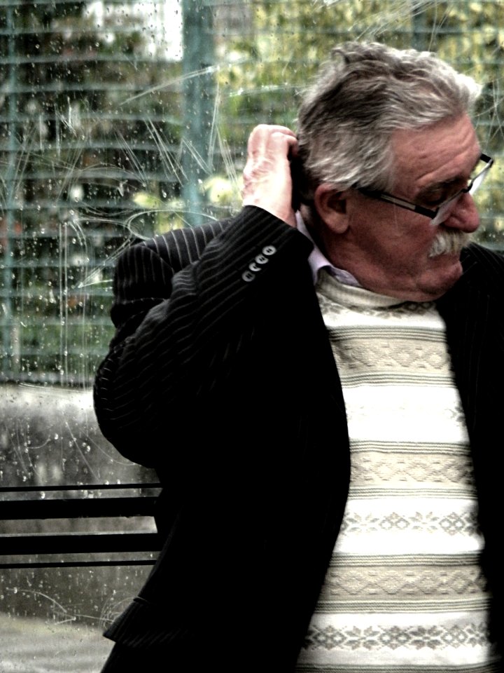 Man Scratching His Head