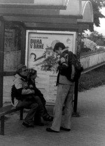 Kiev 4 - People at Bus Stop