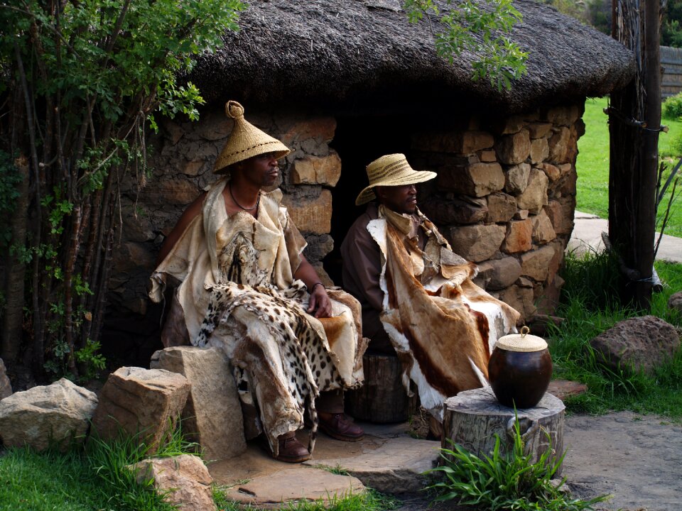 Basotho chieftain medicine man