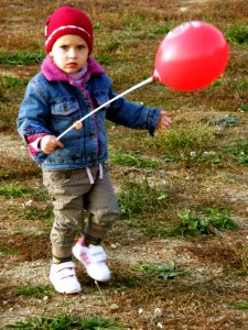 Child with Baloon