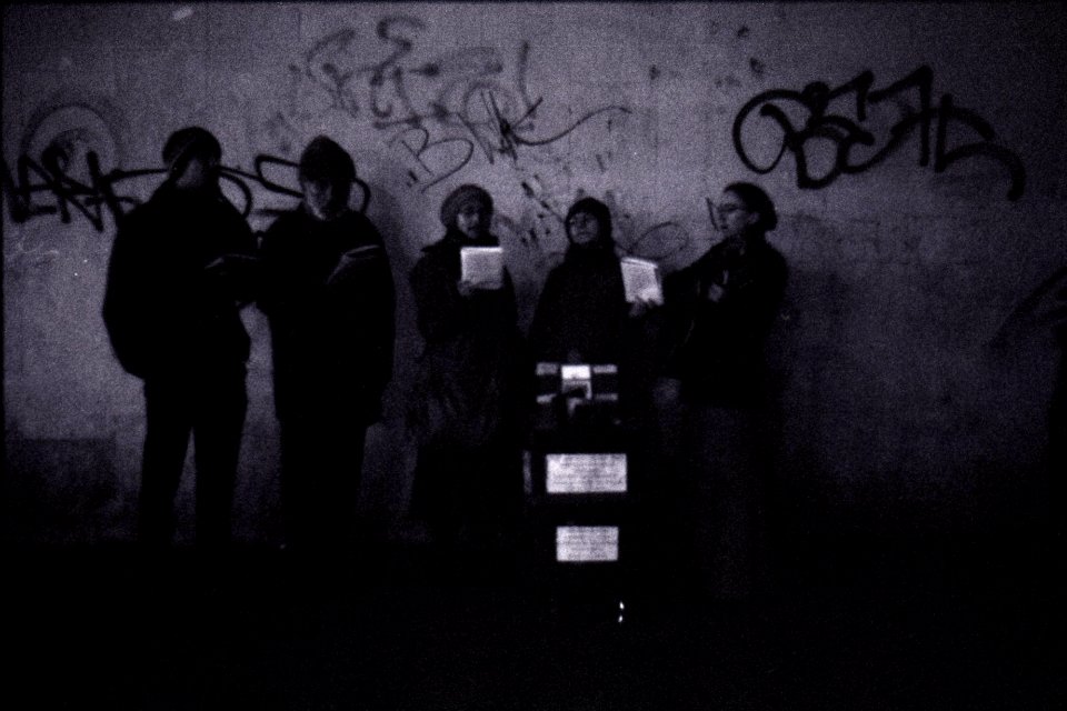 Praktica BC1 - Some People Singing about Jesus at Night