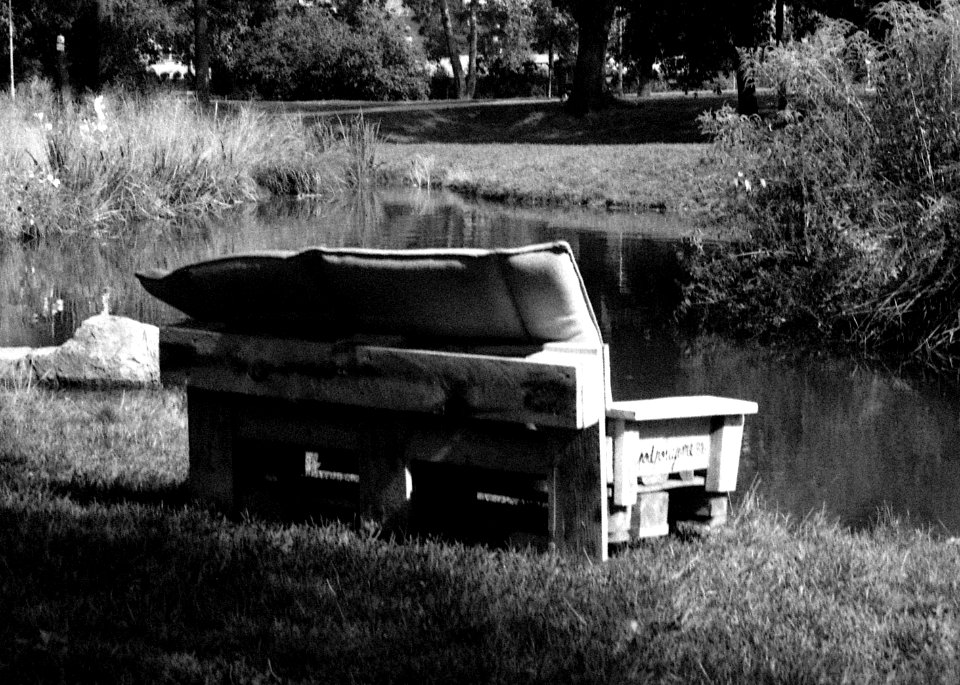 Pentax Zoom 70 - Improvised Chair in Lužánky Park 02