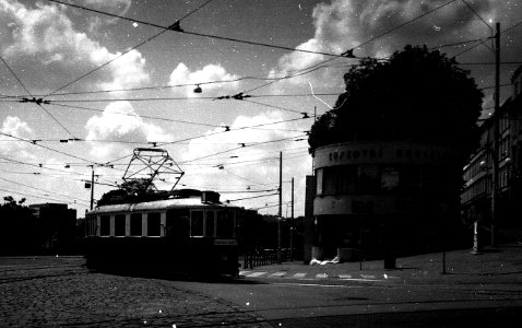 Kiev 4 + Jupiter-12 - Historic Tram photo