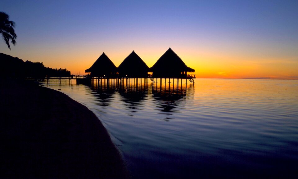 Tropical luxury travel beach