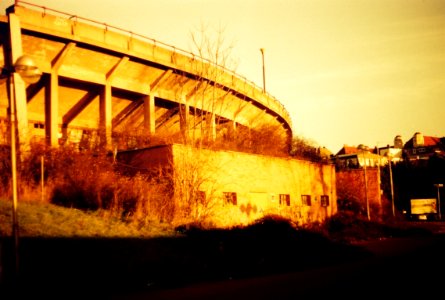 Praktica BC1 - Redscale - Abandoned Stadium in Brno 2