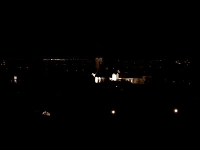 Quarter Husovice in Brno seen from Provazníkova st. (monochrome)