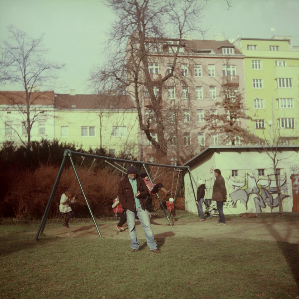 Flexaret 3a - Children on Swings in the Park 1
