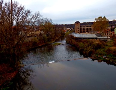 Svitava River from the Railway Bridge 1