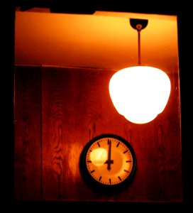 Lamp and a Clock