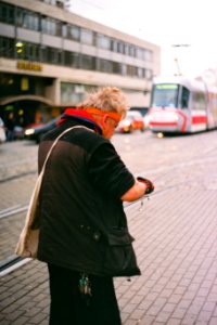 Praktica BC1 - Colorful Man from Behind