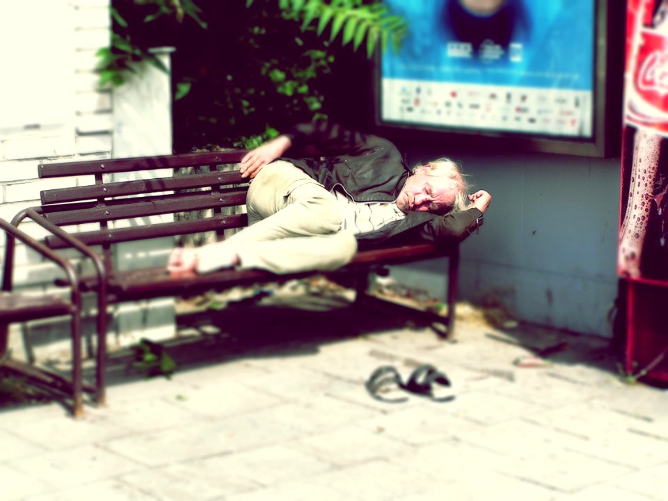 Sleeper on the Bench